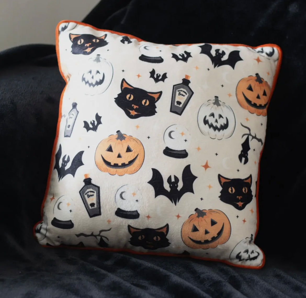 Halloween throw pillow hotsell