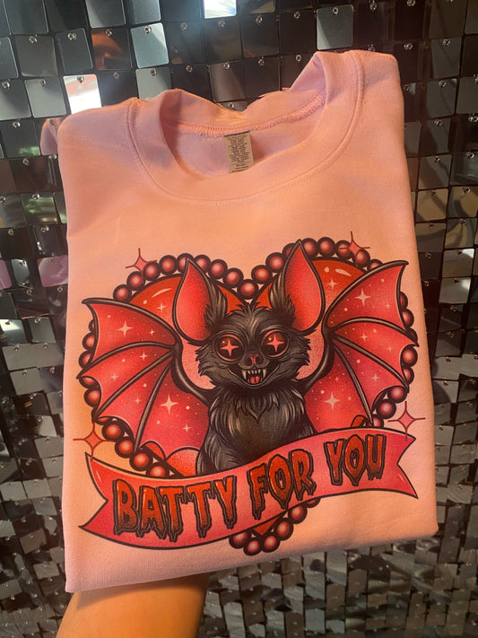 Batty for you pullover or tee