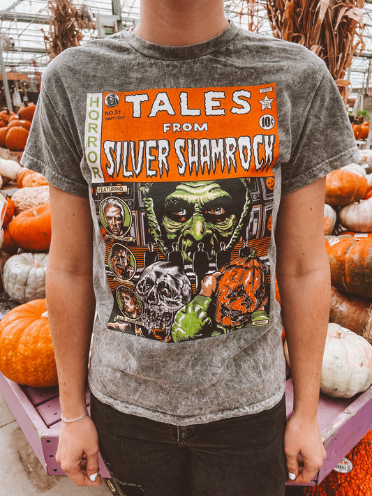 Halloween 3 mineral wash tee