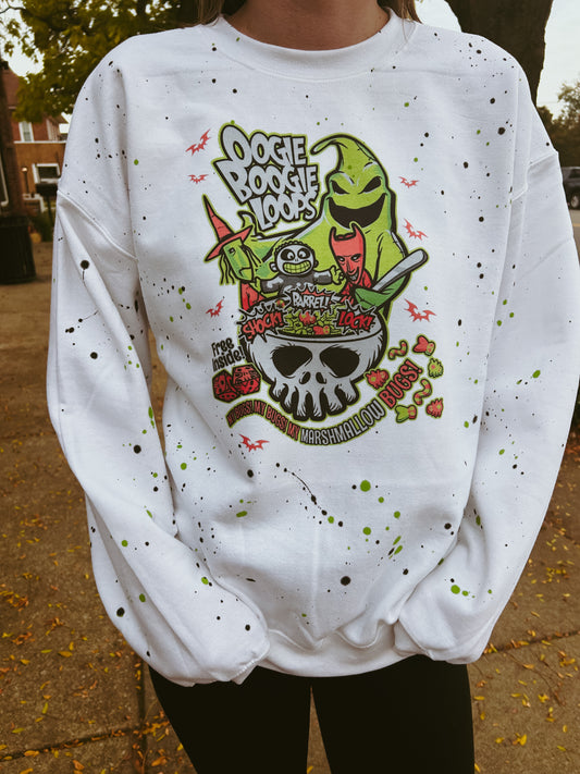 Oogie Boogie Loops pullover OR tee