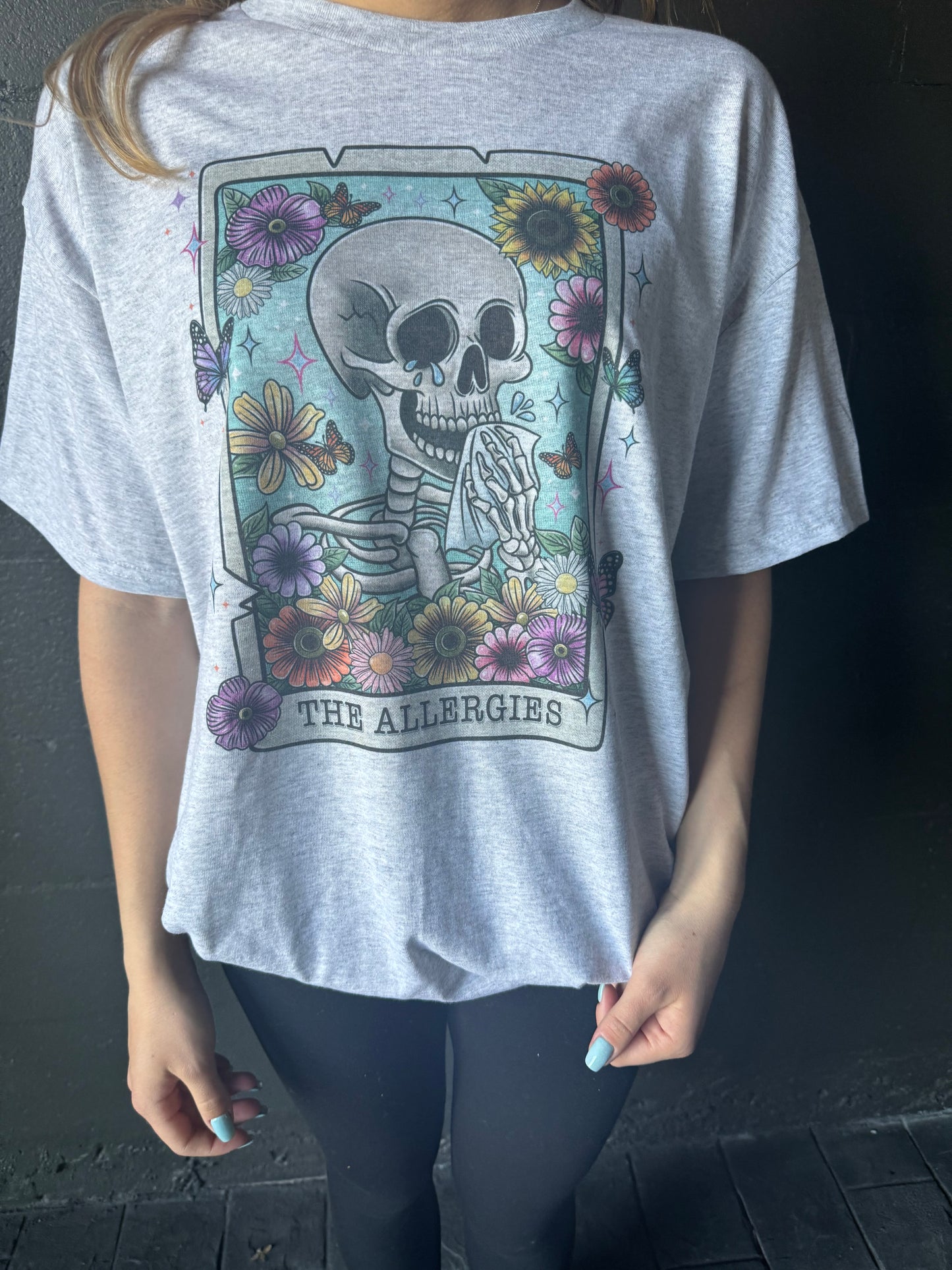 Allergies tarot pullover or tee