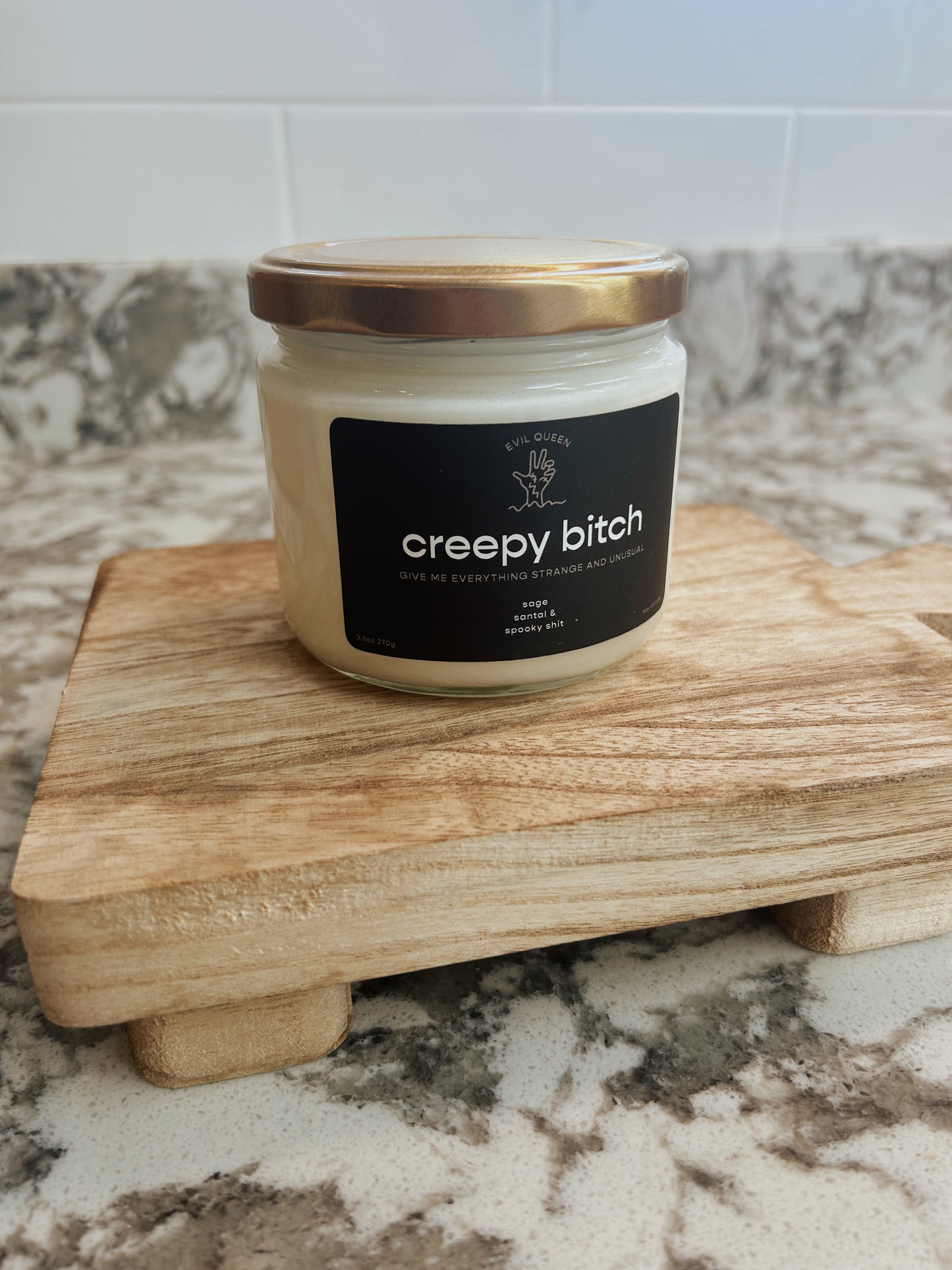 Creepy Bitch  (Evil Queen) candle