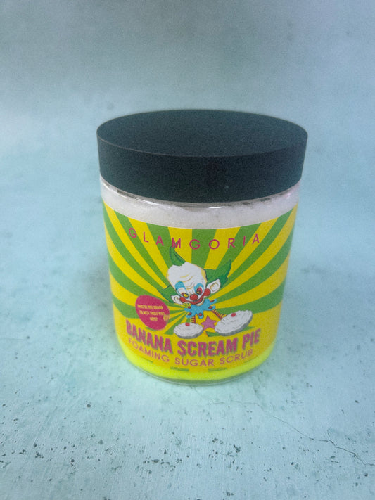 Killer Klowns Banana Scream Pie Foaming Sugar Scrub