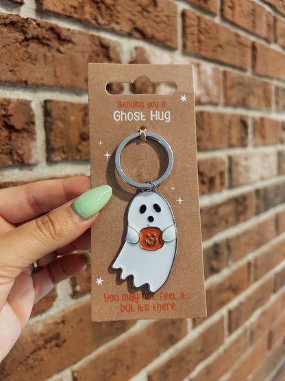 Ghost hug keychain