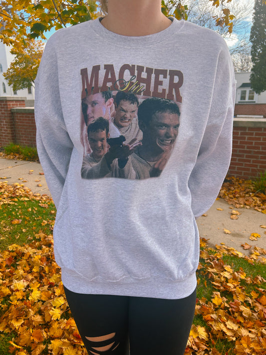 STU MACHER collage vintage pullover/ tee