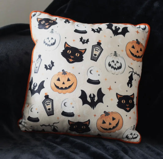 Halloween throw pillow