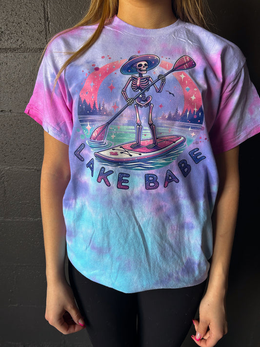 Lake Babe tee - tie dye tee