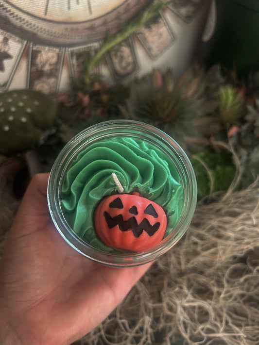 Haunted Pumpkin Patch Halloween Soy Dessert Candle 8OZ