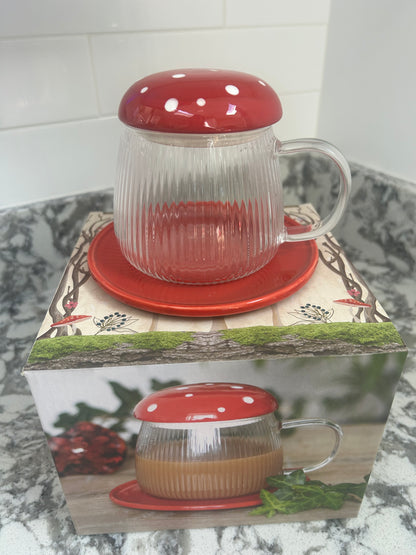 3 piece mushroom mug