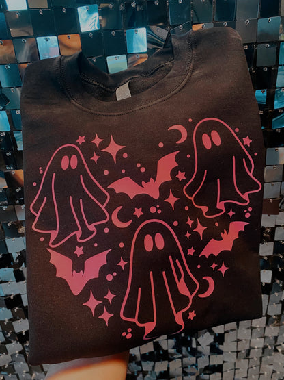 Ghostie Heart Pullover/ tee