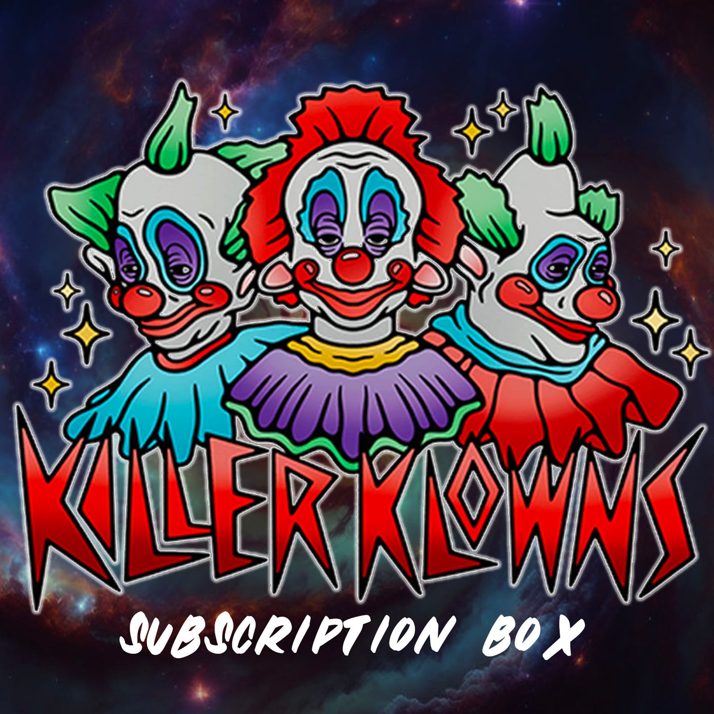 Killer Klowns subscription themed box