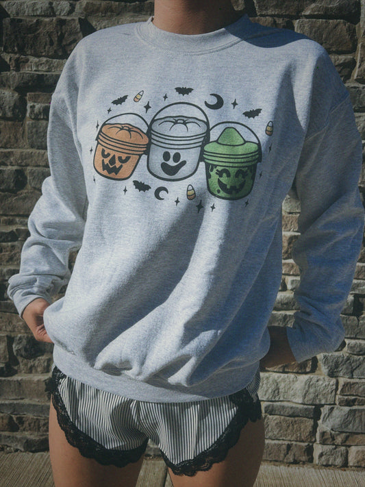 BOO BUCKETS Pullover OR Tee