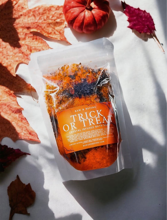 Trick or Treat Crystal infused bath salt