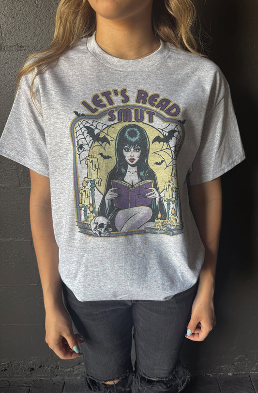 Lets Read Smut - Elvira Pullover or tee