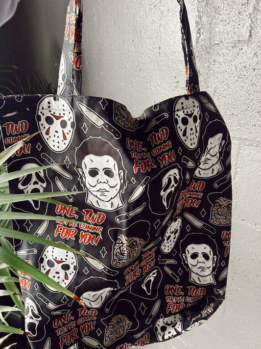 Reusable Spooky Tote Bag