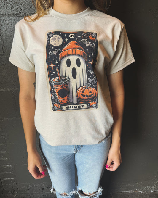 31 ghost tarot pullover or tee
