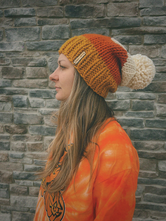 Candy Corn Beanie- Charlie & Luna Co