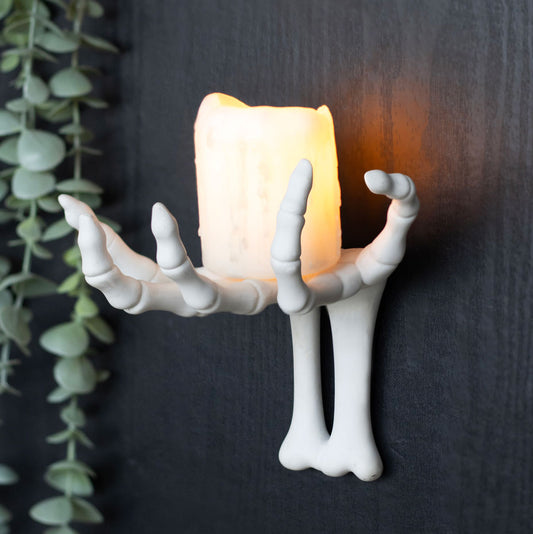 Skeleton hand wall hook