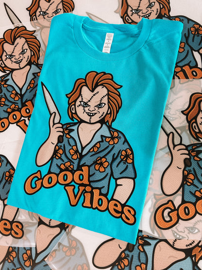 Chucky Tropical Tee / Good Vibes