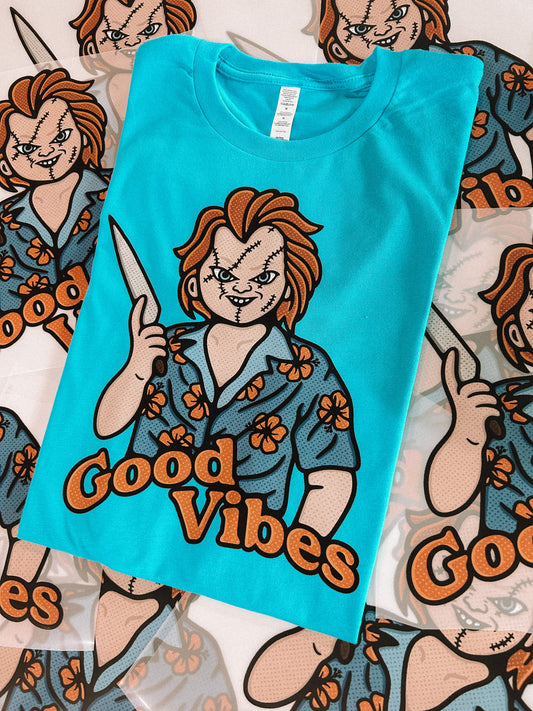 Chucky Tropical Tee / Good Vibes