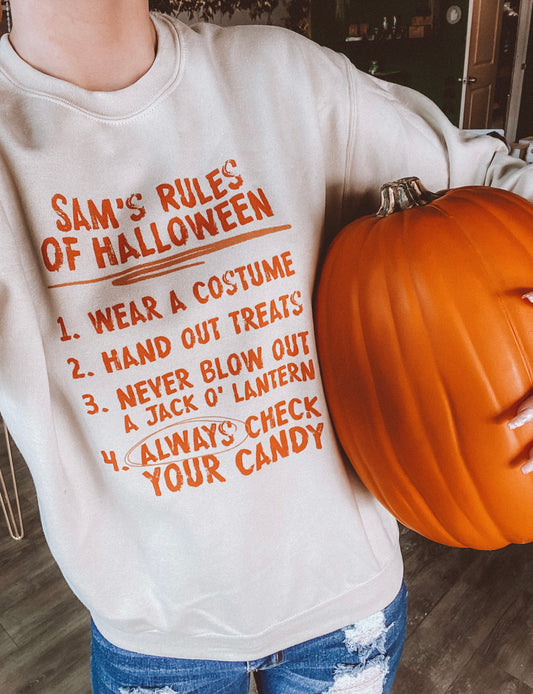 Rules of Halloween Pullover