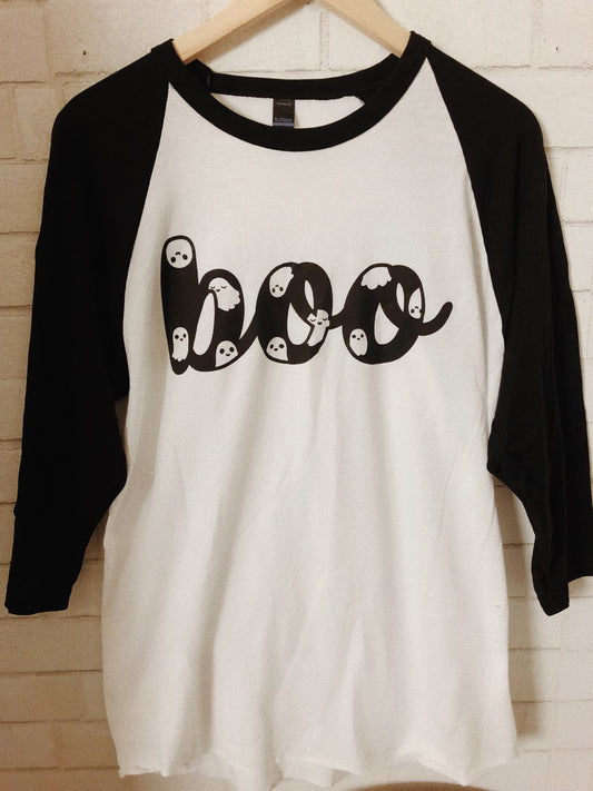 Boo Raglan Tee