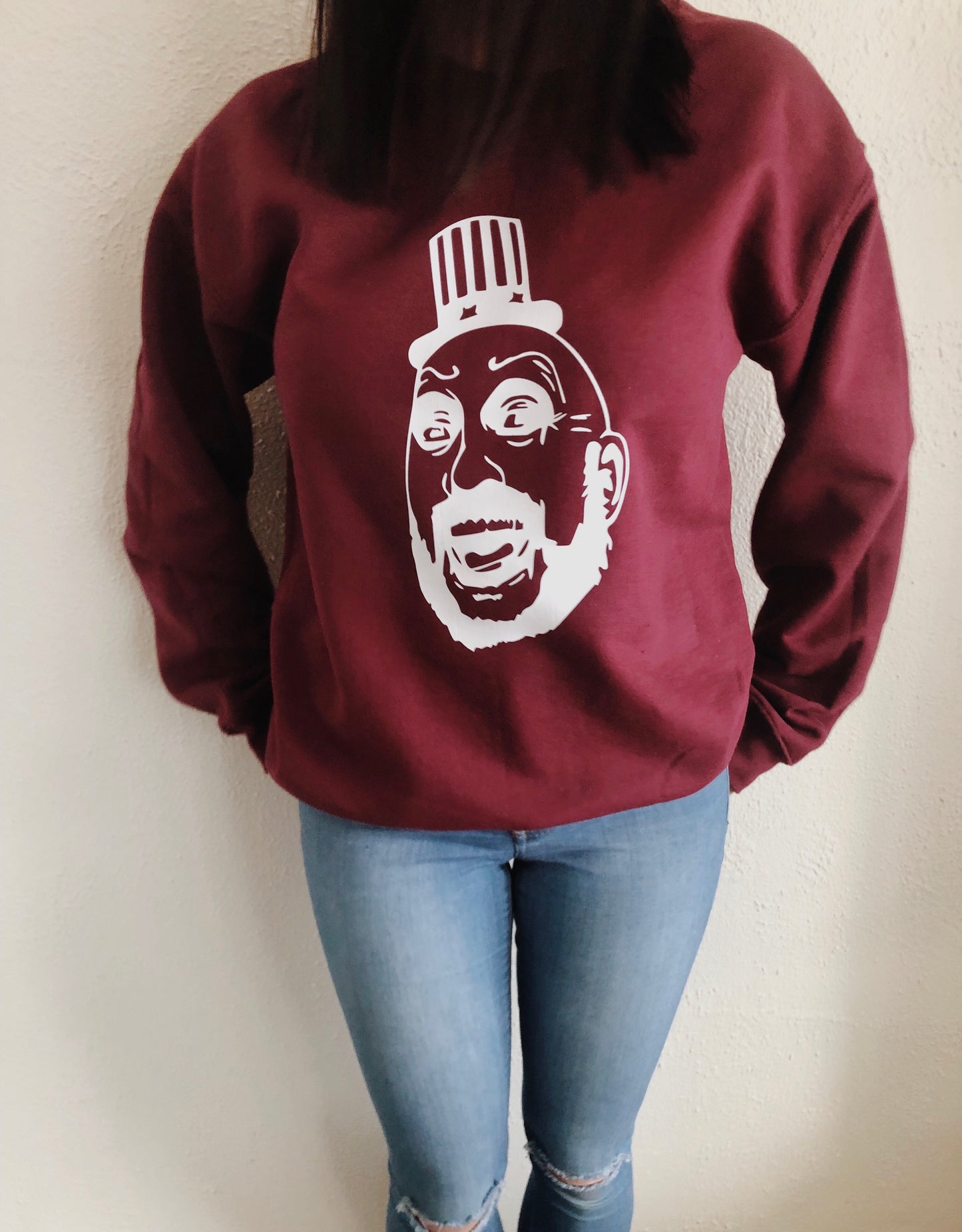 Captain Spaulding Maroon Pullover